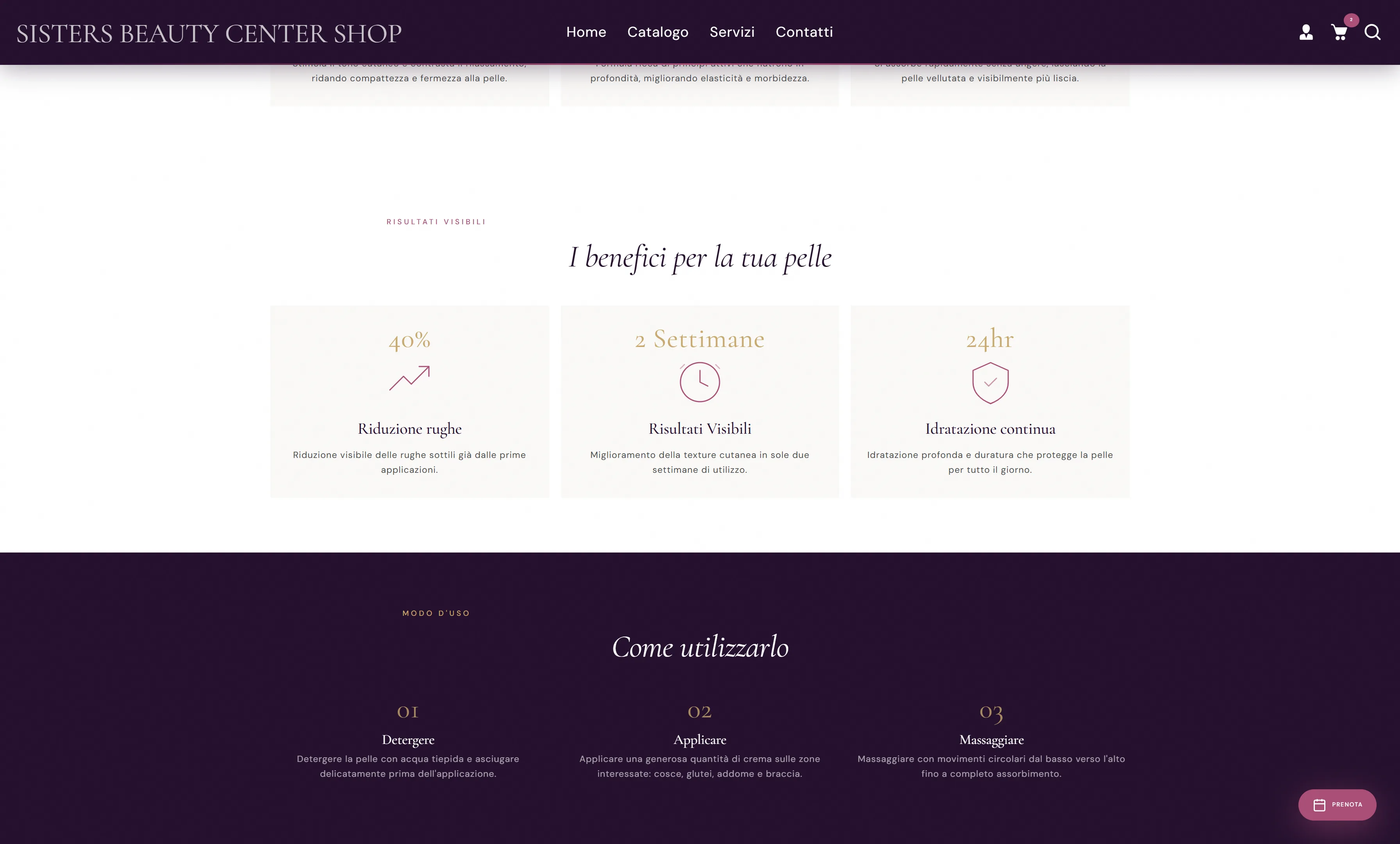 Ingredienti & Benefici